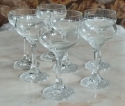  ROSENTHAL MONBIJOU CLASSIC ROSE RANKE kieliszki do szampana likier 14,5 cm