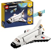 LEGO  Creator 3 w 1 Prom kosmiczny, Figurka Astronauty, Statek Kosmiczny