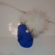 ręcznie robiona czapka dla psa