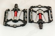 Ultra lekkie pedały platformowe z pinami. MTB / szosa / XC 