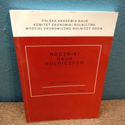 Roczniki nauk rolniczych. Rok 2008