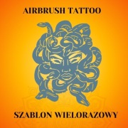 Szablon do tatuaży Airbrush, wielorazowy 