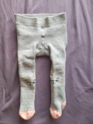 Rajstopy dla niemowlaka ciepłe, r. 62-68, 81% bawełna 