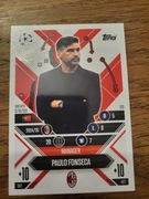 TOPPS MATCH ATTAX EXTRA 2025 MANAGER 123 PAULO FONSECA AC MILAN