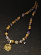 Naszyjnik „Luna Solis” – naturalne piękno w złotej oprawie