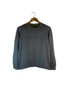 Bluza Hugo Boss szara z dużym logiem l