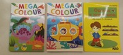 Mega Colour (2 szt.) kolorowanki dla dzieci + gratis Olimpek w ...