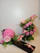 Komplet kompozycji kwiatowej 