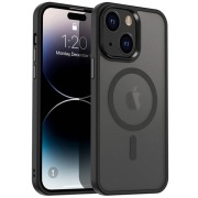 Etui iPhone 12/12 Pro MagSafe Case Obudowa Czarne Matowe Przezroczyste