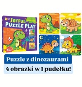 Puzzle z dinozaurami (4 w 1)
