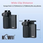 KIWIFOTOS Uchwyt na statyw 3 w 1 do telefonu komórkowego Bluetooth