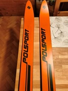 Stare, retro Narty Polsport - Nowe, PRL nie używane numerowane