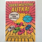 Kapsułka z zabawką autko 35mm 200szt