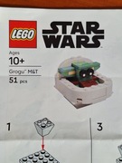 LEGO Star Wars, Grogu mini Yoda minibuild, unikatowy, kolekcjonerski