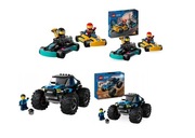 LEGO zestaw LEGO City monster truck + gokarty