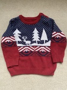 Świąteczny sweterek rozmiar 80