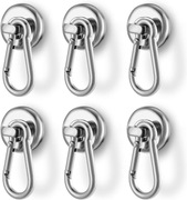 Haczyki magnetyczne magnesy neodymowe 25 mm siła ciągnąca 22,6 kg 8szt. 