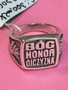 Sygnet męski srebrny