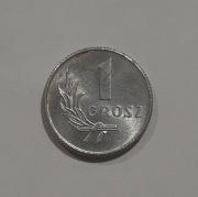 Moneta Polska PRL 1 grosz 1949 r.
