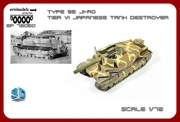 Model z druku Type 95 Ji-Ro Tier VI Japanese Tank Destroyer 1/72
