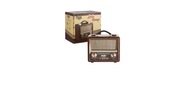 Radio sieciowo-bateryjne AM FM SW Retropolis Seattle Bluetooth USB microSD