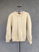 Wełniany sweter piękny splot Cheviot Crafts Moffat Scotland