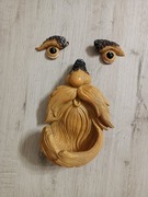 NOWY Karmnik dla ptaków twarz drzewa