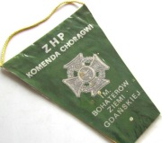 Proporczyk ZHP Gdańsk Związek Harcerstwa Polskiego