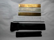 suwak  logarytmiczy i przymiary SKALA  ,szt 1 + 3  lata 60 