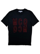 Czarna Koszulka Alexander Mcqueen Logo Gucci Prada Retro Vintage nike