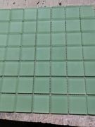 Mozaika szklana 29x29cm satyna zielona