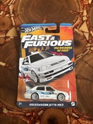 Hot Wheels Fast and Furious Decades of Fast Volkswagen Jetta nowy