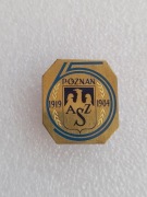 Odznaka 65 lat AZS Poznań 1919-1984 (PRL)