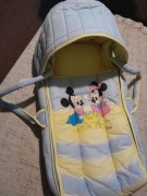 Nosidło nowe, gondola śpiwór śpiworek nosidełko, 75 cm niebieskie wiosenne