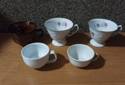 Stare filiżanki różne 5 sztuk