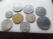 Zestaw włoskie lira lireti (Lire) 1966-1993