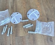 DWA UCHWYTY MONTAŻOWE DO HUŚTAWKI,PASÓW,LIN,....itp