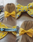 Spinka do włosów. Żółta. Damska 