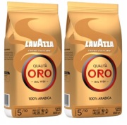 2x 1kg Kawa ziarnista Lavazza Qualità Oro 1kg 100% Arabica łagodny smak