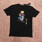 Czarny t-shirt Polo Ralph Lauren dostępny w rozmiarach S, M, L, XXL. 