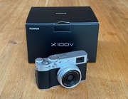 Fujifilm Fuji X100V Silver | Super Stan | Komplet | Warszawa