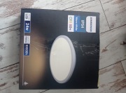JONMONSM Lampa sufitowa LED, 24 W, ciepła biel, wodoodporna