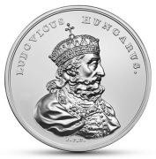 Moneta 50zł Ludwik Węgierski 2014 SSA + folder UNC