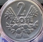 2 zł "jagody" z 1958 roku Aluminium  