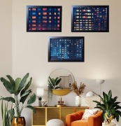 Obraz w ramce A4 - "Multi-story Windows"