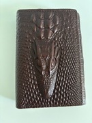 Portfel męski z prawdziwej skóry. 