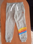 Super spodnie dresowe ciepłe marka Coalition Kids szary melanż roz 98-104