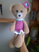 KAMEO Miś Samanta ok. 55cm - maskotka szydełkowa