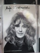 Mają Komorowska oryginalny autograf 