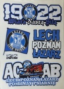 Vlepki LECH POZNAŃ, ARKA , Cracovia, KSZO, Gryf Wej, Gwardia Kosz # 58